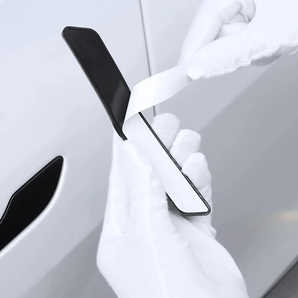 סט 4 יחידות רצועות הגנה לדלתות – למניעת התנגשות ושריטות לדגמי טסלה Model 3 / Y | אביזרי מגן ועיצוב לרכב