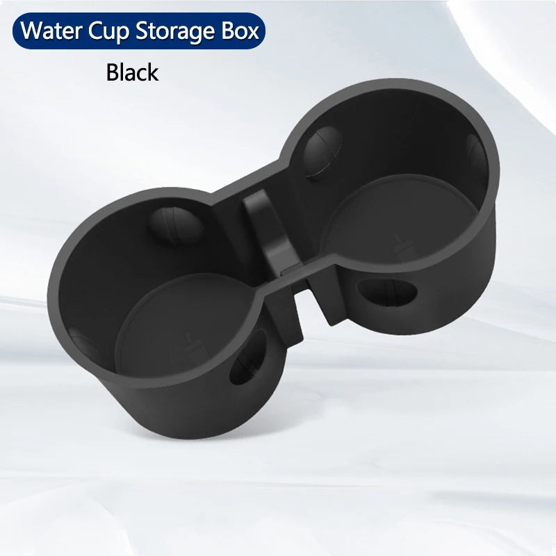 מחזיק כוסות למרכז לשליטה עבור טסלה Model Y (2021-2023) ו- Model 3 (2017-2023) כיסוי אחורי לכוסות מים לרכב – אביזרי פנאי לרכב