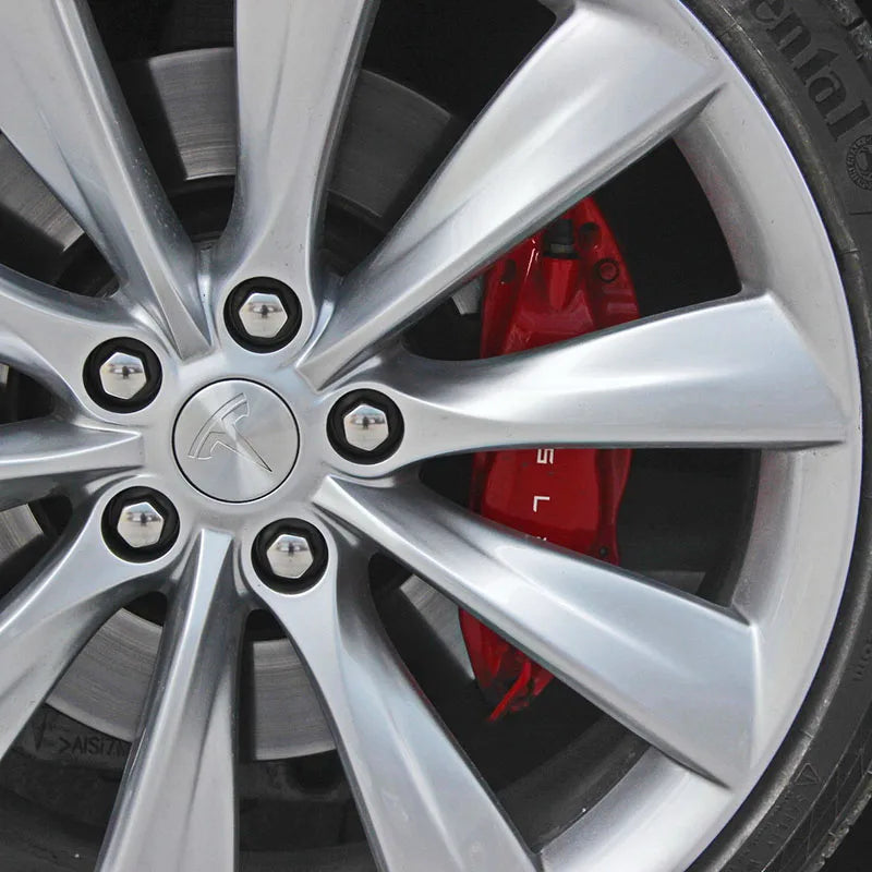 4 יחידות כיסוי טבור גלגל לרכב, אביזרי קישוט לכיסוי מרכז החישוק עבור טסלה Model 3, Model S, Model X, Model Y, Cybertruck, Roadster