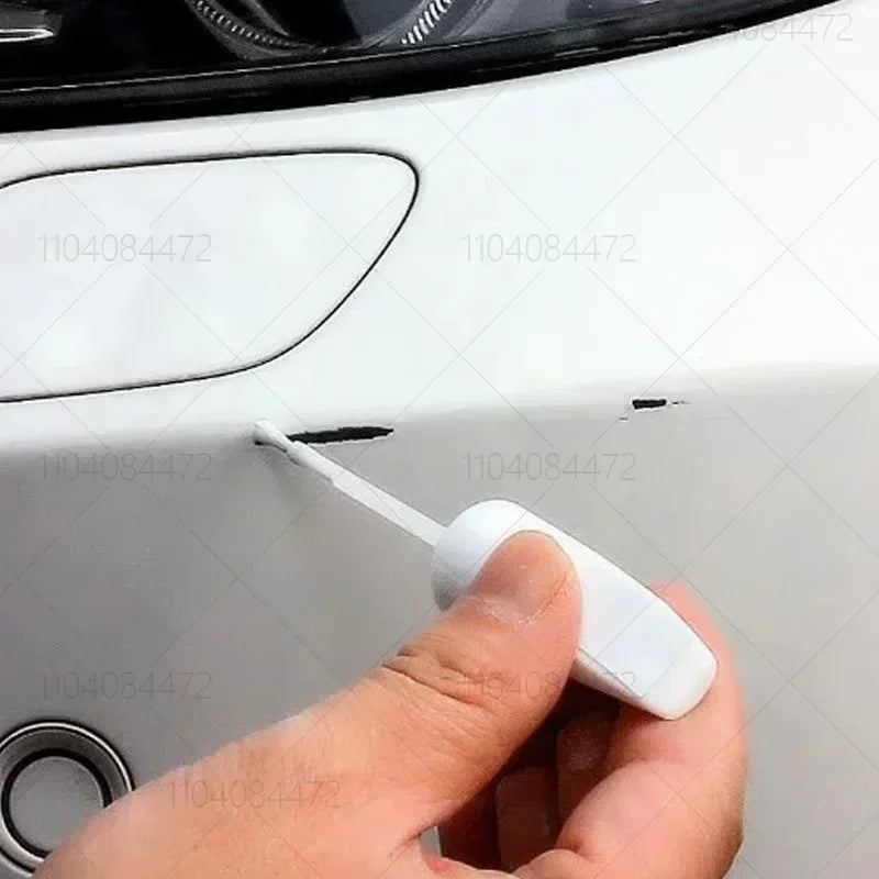 מתאים לטסלה דגמי 3, Y, X, S - עט לתיקון שריטות צבע ברכב, אביזר משלים בצבעים שחור, לבן פנינה, כסף, כחול עמוק, אדום.