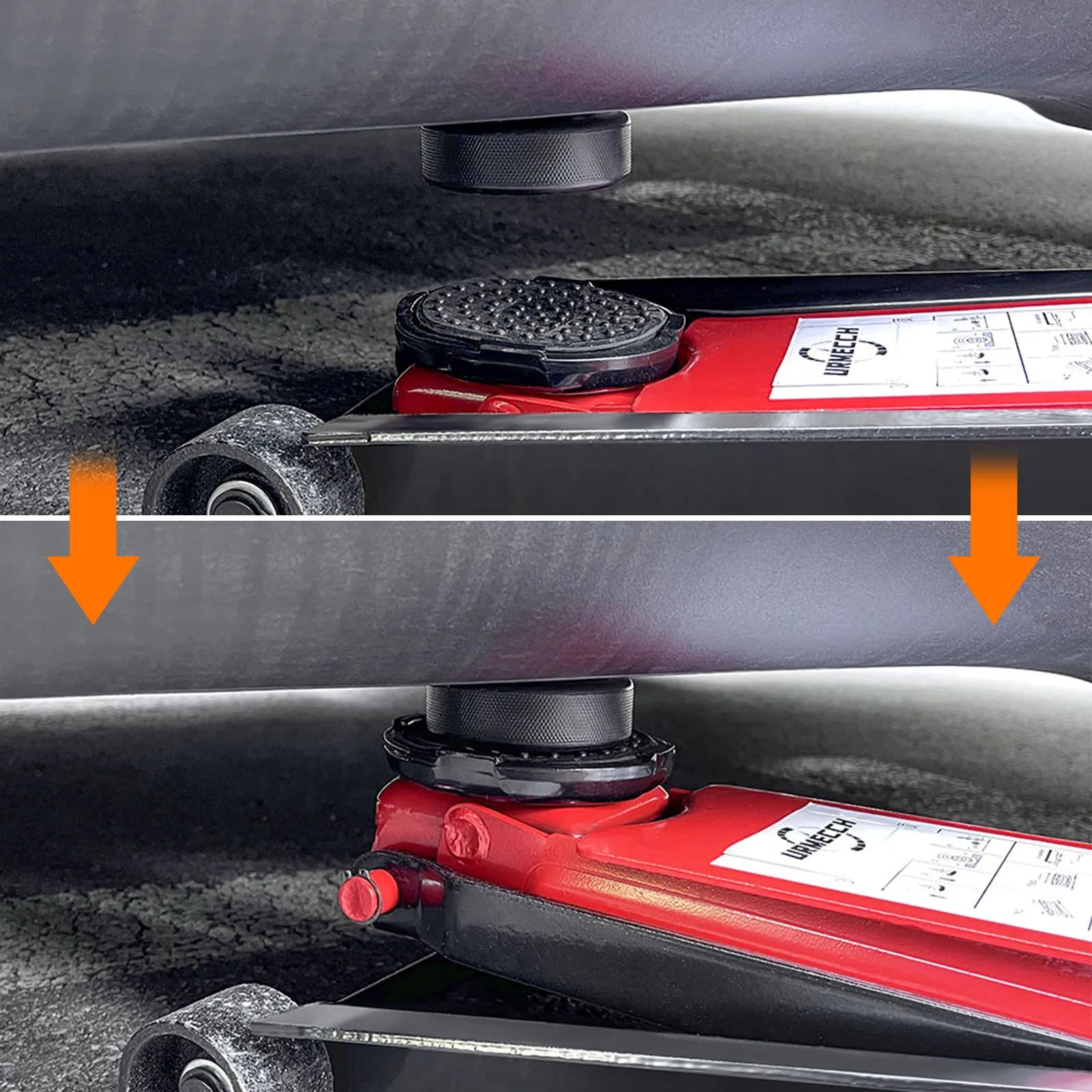 מתאם הרמה לג'ק לרכב טסלה Model 3/Y/S/X | ערכת תיקון פנצ'רים חירום עם משאבת אוויר ומדחס