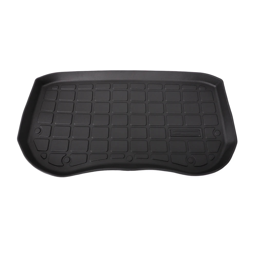 שטיח קדמי ואחורי TPE לתא מטען לטסלה מודל 3 2023 | אביזרים לטסלה מודל 3 2021-2023 | משטחי אחסון תלת-ממדיים עמידים למים | שטיחי רצפה