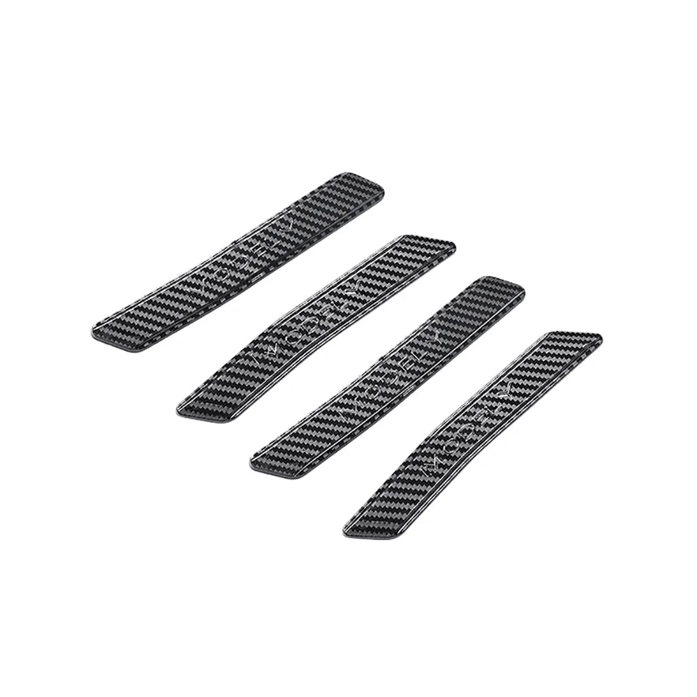 סט 4 יחידות רצועות הגנה לדלתות – למניעת התנגשות ושריטות לדגמי טסלה Model 3 / Y | אביזרי מגן ועיצוב לרכב