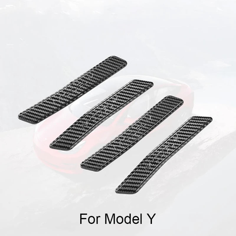סט 4 יחידות רצועות הגנה לדלתות – למניעת התנגשות ושריטות לדגמי טסלה Model 3 / Y | אביזרי מגן ועיצוב לרכב
