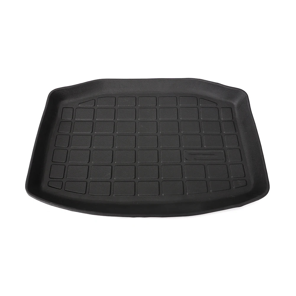 שטיח קדמי ואחורי TPE לתא מטען לטסלה מודל 3 2023 | אביזרים לטסלה מודל 3 2021-2023 | משטחי אחסון תלת-ממדיים עמידים למים | שטיחי רצפה