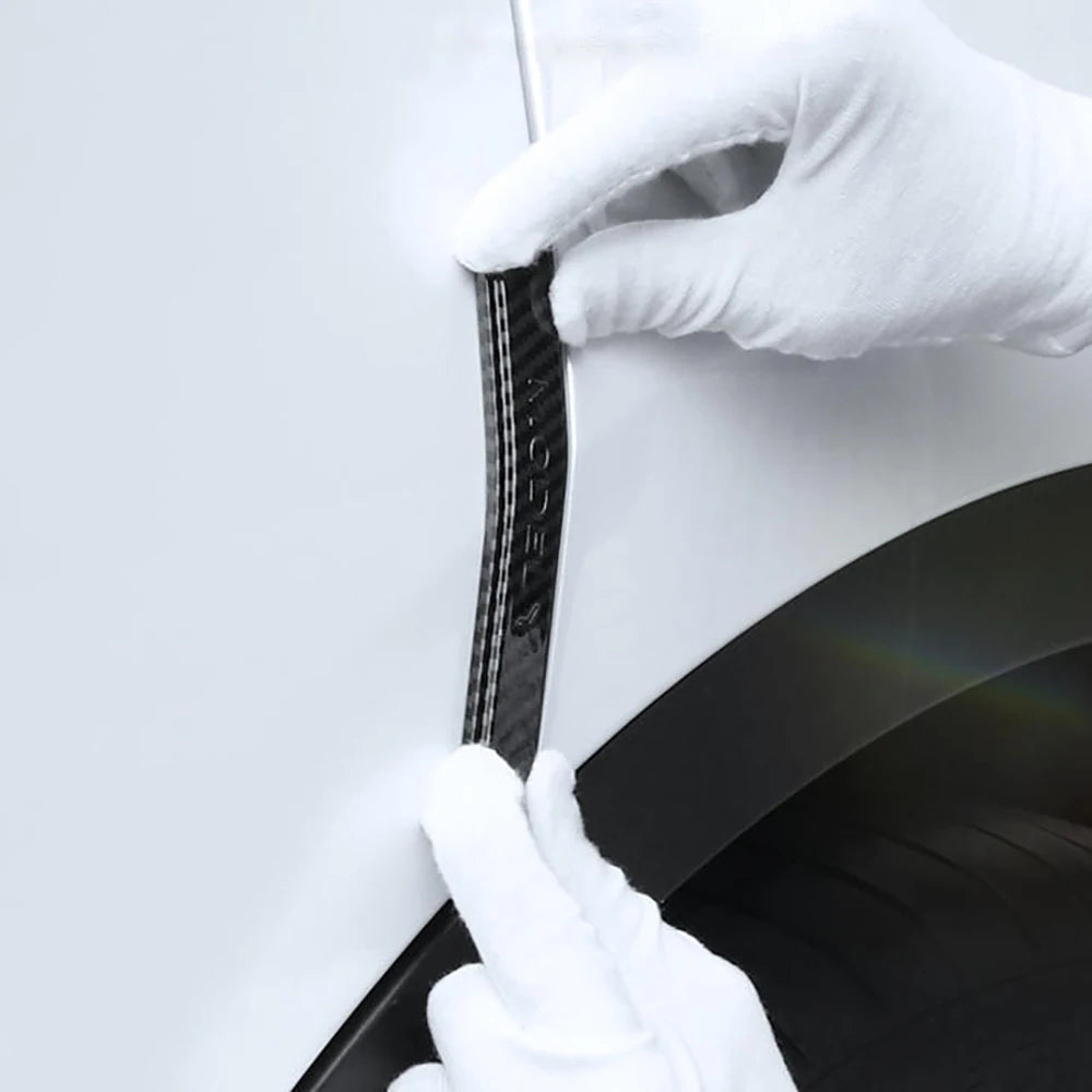 סט 4 יחידות רצועות הגנה לדלתות – למניעת התנגשות ושריטות לדגמי טסלה Model 3 / Y | אביזרי מגן ועיצוב לרכב